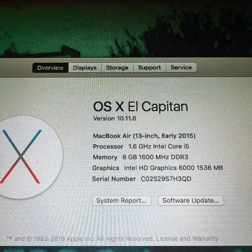 Apple Laptop - Early 2015 (13 inch)